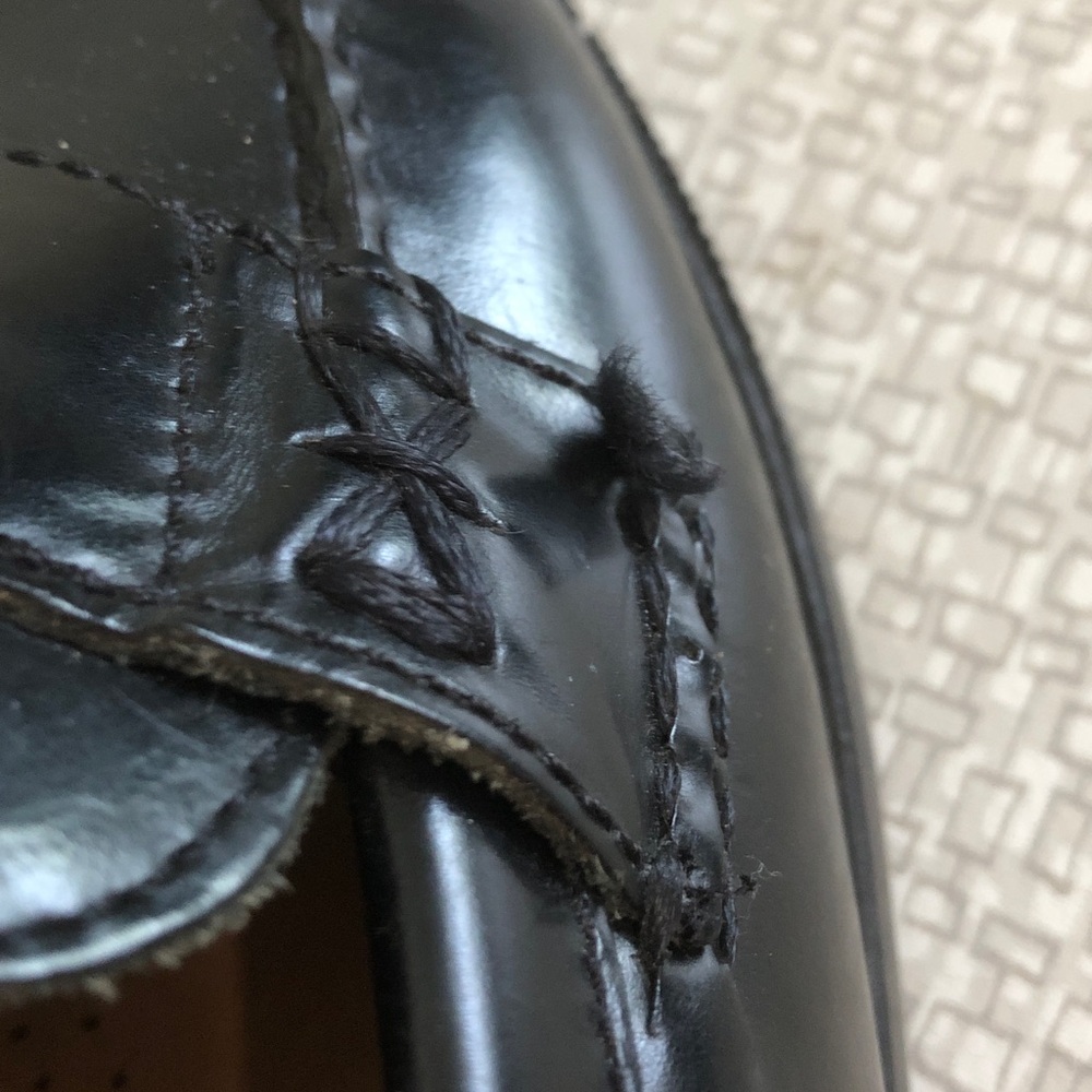 Bass Weejuns Katherine ll Black Leather Loafers, 9W - Picture 8 of 10